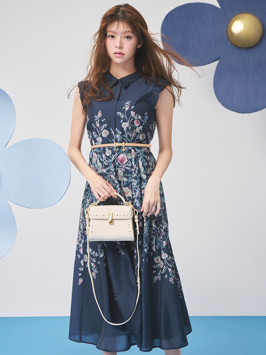 洗える】パネルフラワーワンピース(デイリーワンピース)｜DRESS