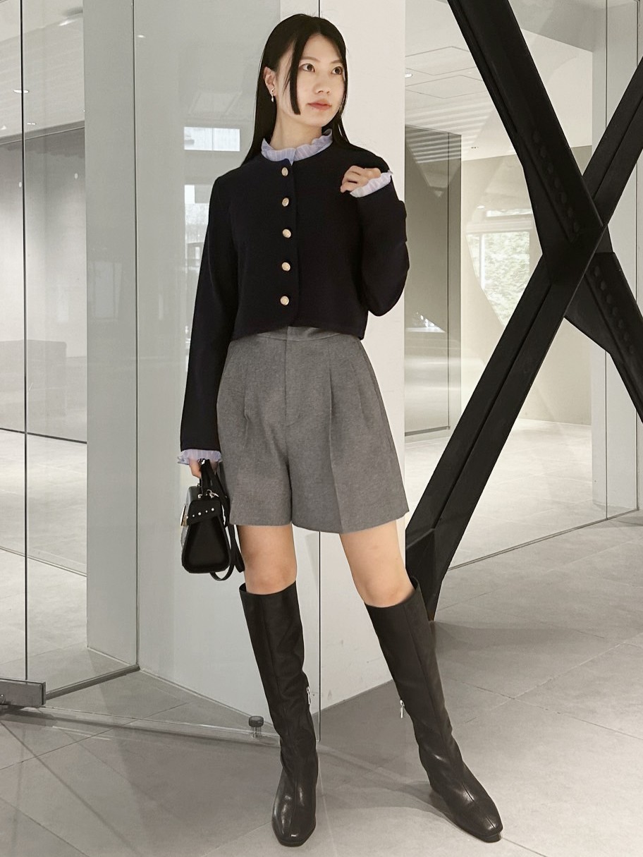 限定カラーあり】フリルデタッチャブルカーディガン(ニットプル