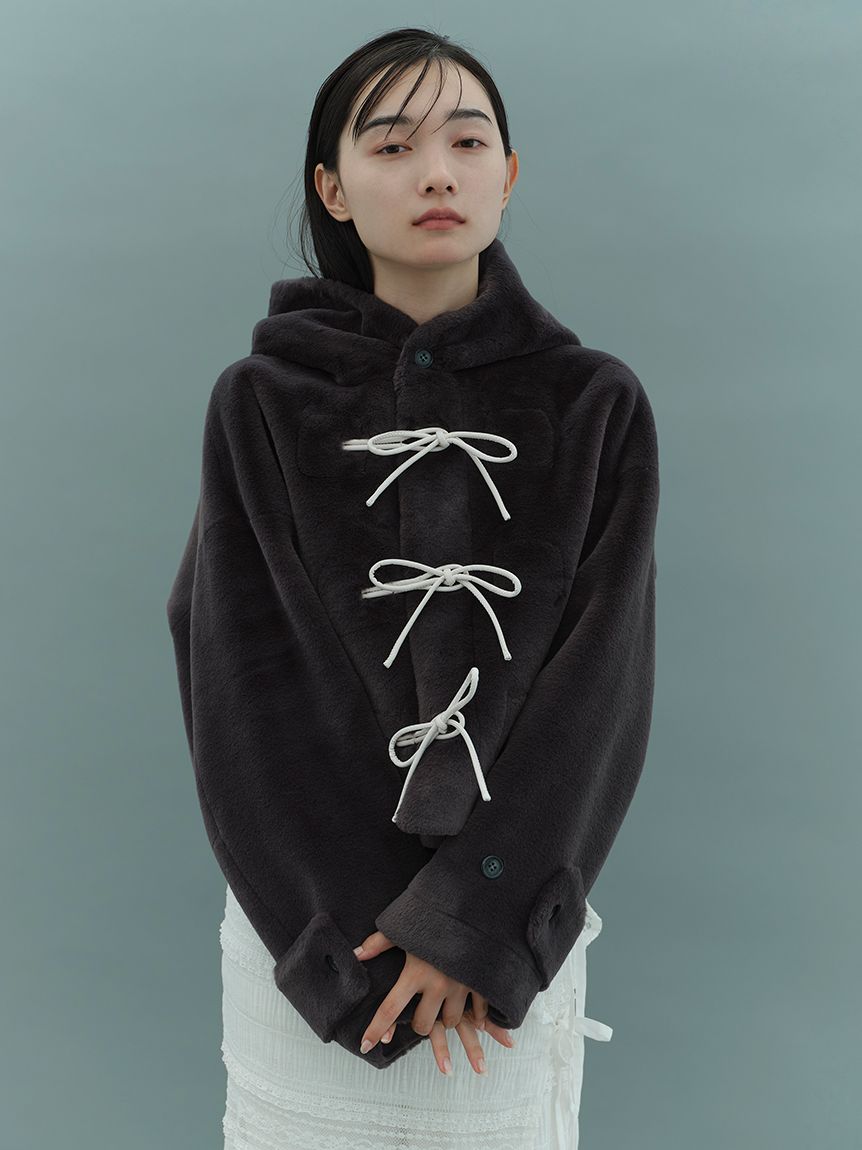 リボンショートダッフルコート(ダッフルコート)｜アウター｜FURFUR
