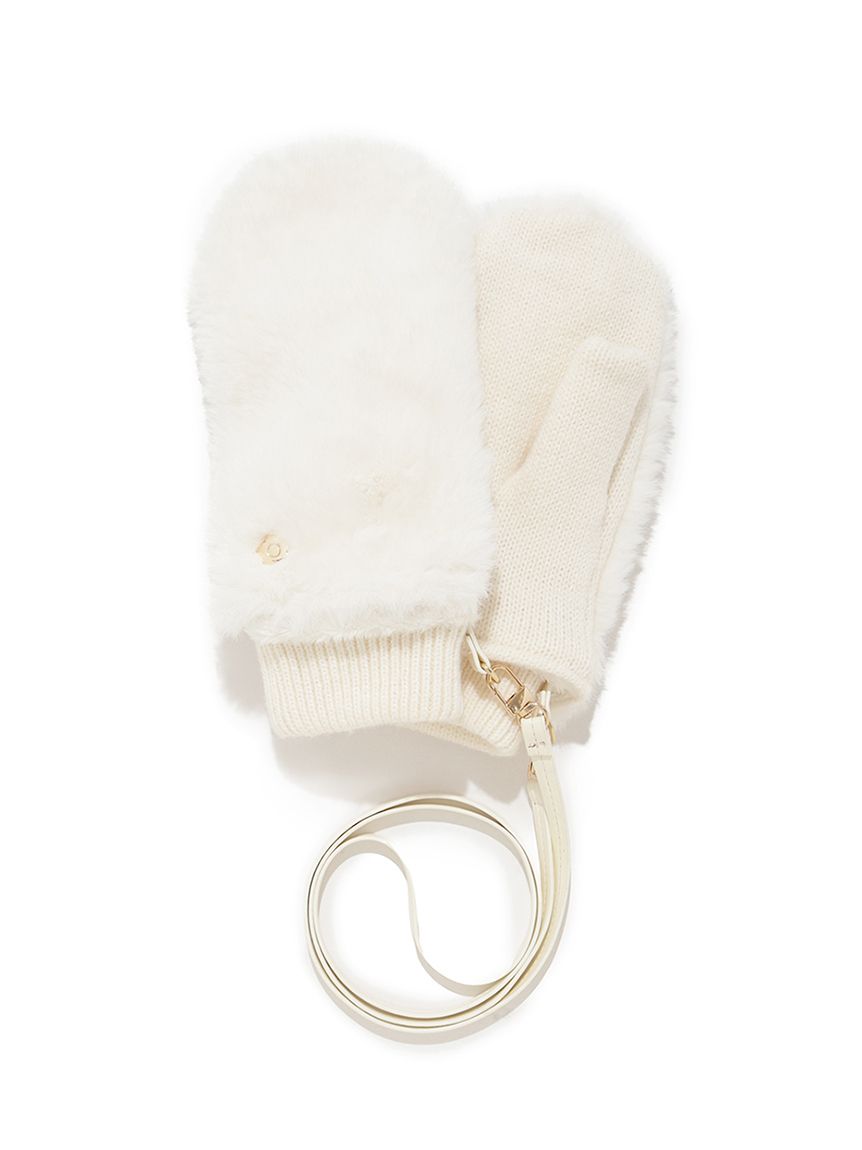 LILY BROWN×MARY QUANT】デイジーモチーフファーミトン(グローブ