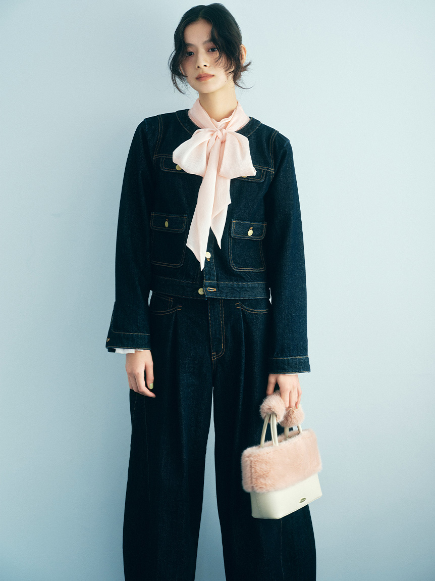 オフィシャル・MASHアプリ限定】エコファーコンビマルチウェイトート