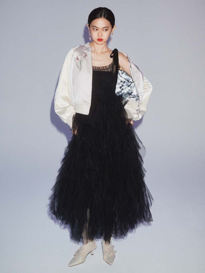 LILY BROWN×KEITA MARUYAMA】エンブロイダリーリバーシブルスカジャン