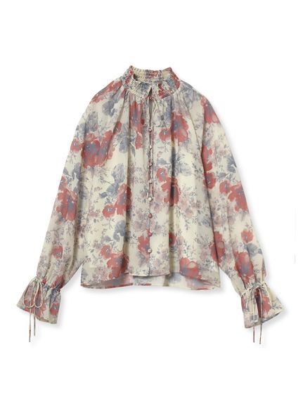フラワープリントブラウス(ブラウス)｜トップス｜Mila Owen（ミラ