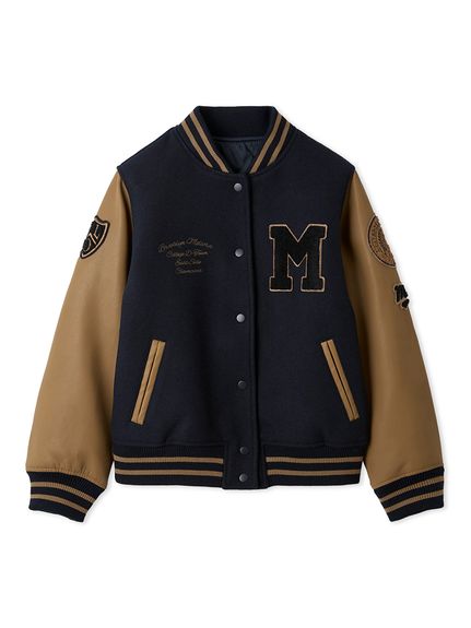 ワッペンスタジアムジャンバー(ブルゾン)｜アウター｜Mila Owen（ミラ