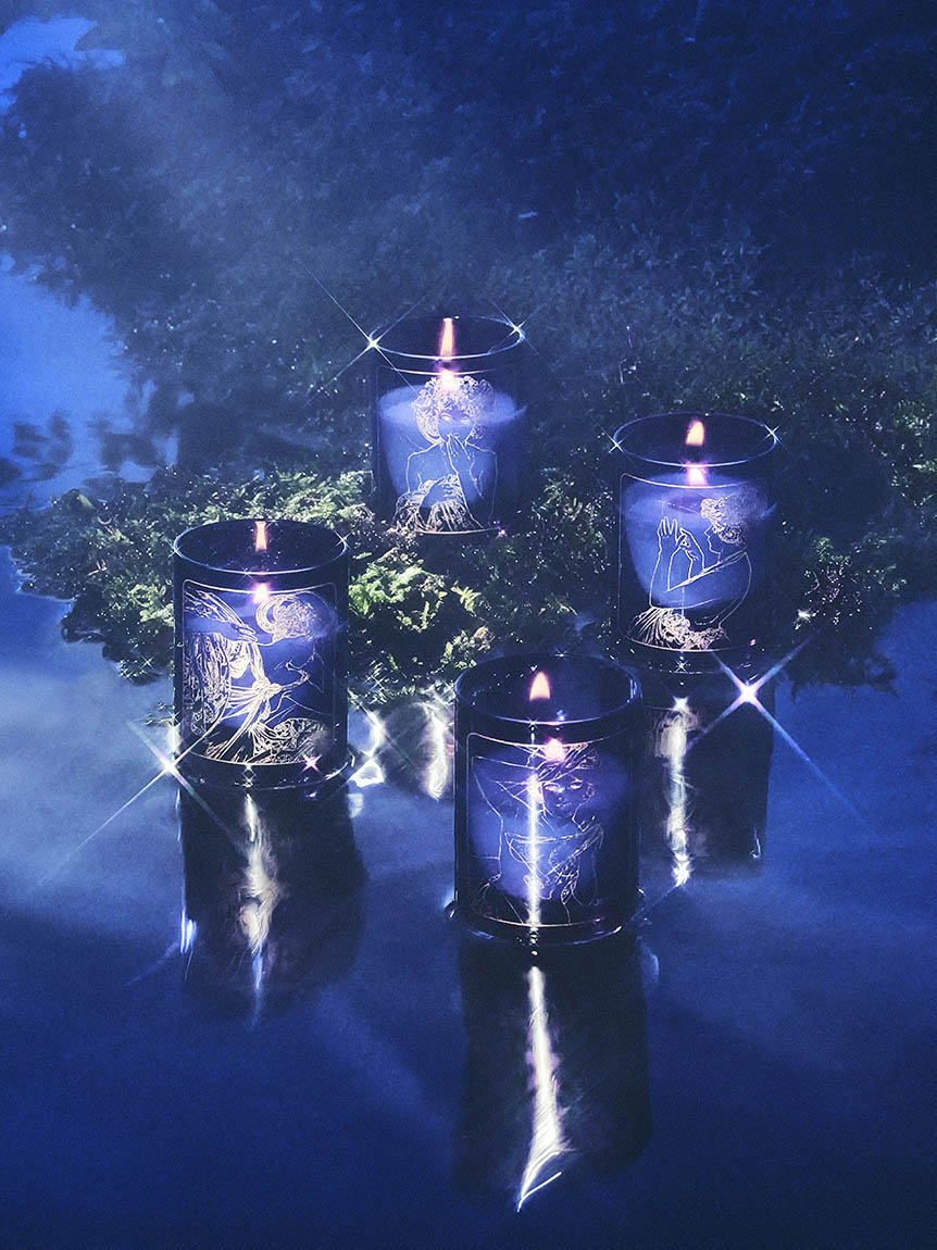 ミニキャンドルボックス 月と星(ホーム/キャンドル/ディフューザー