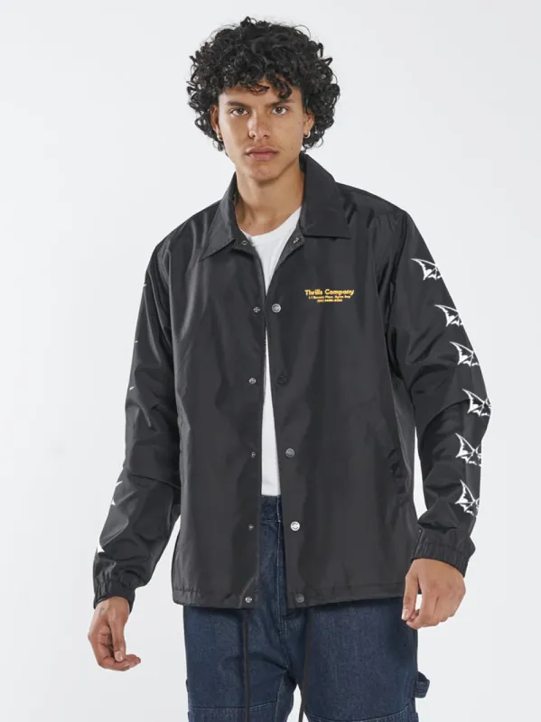 Supreme Five Boroughs Coaches Jacket Black | Parallel