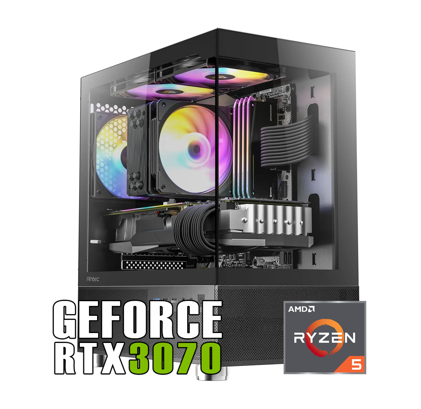 新品ケース】ライトモデル単品 RTX3060Ti 搭載| AMD Ryzen5 5500