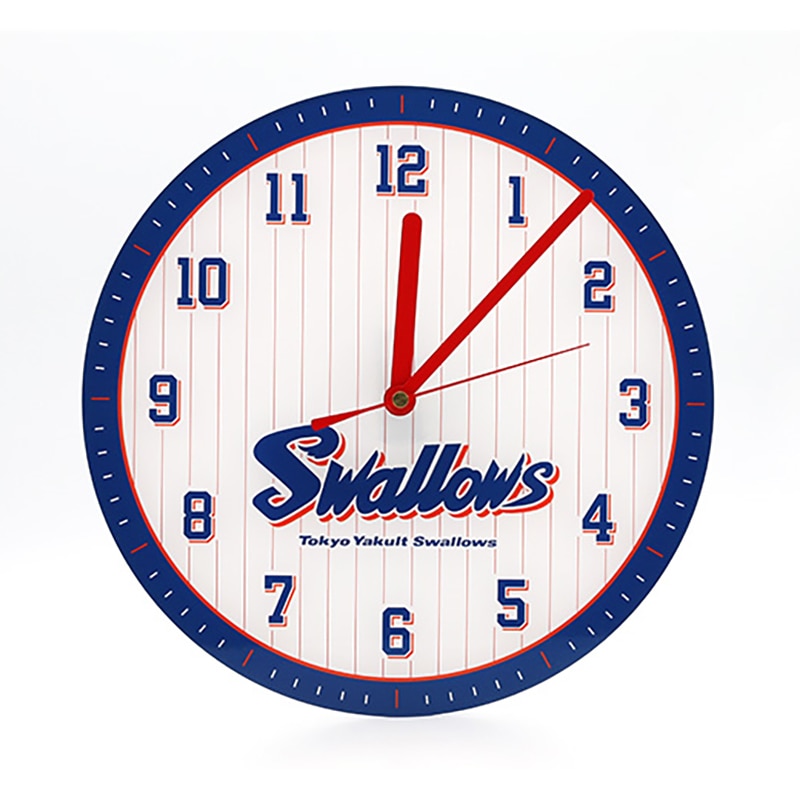東京ヤクルトスワローズ アクリル壁掛時計 Swallows｜郵便局のネット