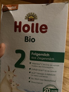 Holle Holle ホレ オーガニック 山羊 ヤギ粉ミルク Step2 (6ヶ月～36