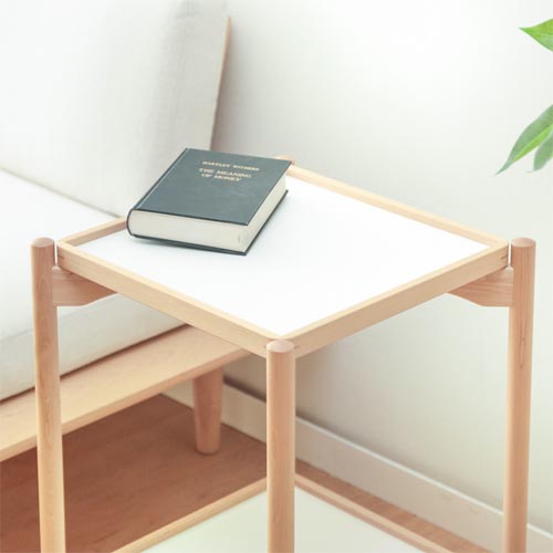 旭川家具 cosine コサイン トレーテーブル 国産家具 無垢 サイド