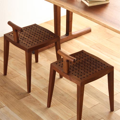 旭川家具 家具工房木魂 ユウキスツール 国産家具 無垢 スツール