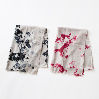 有松絞りベビーウールショール まだら絞り／suzusan（スズサン）｜愛着