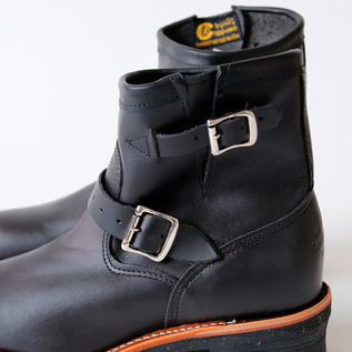 エンジニアブーツ メンズ ブラック／CHIPPEWA（チペワ）｜愛着を持って