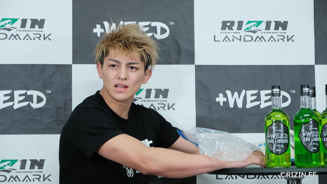 鈴木千裕、平本蓮 +WEED presents RIZIN LANDMARK vol.2 試合後