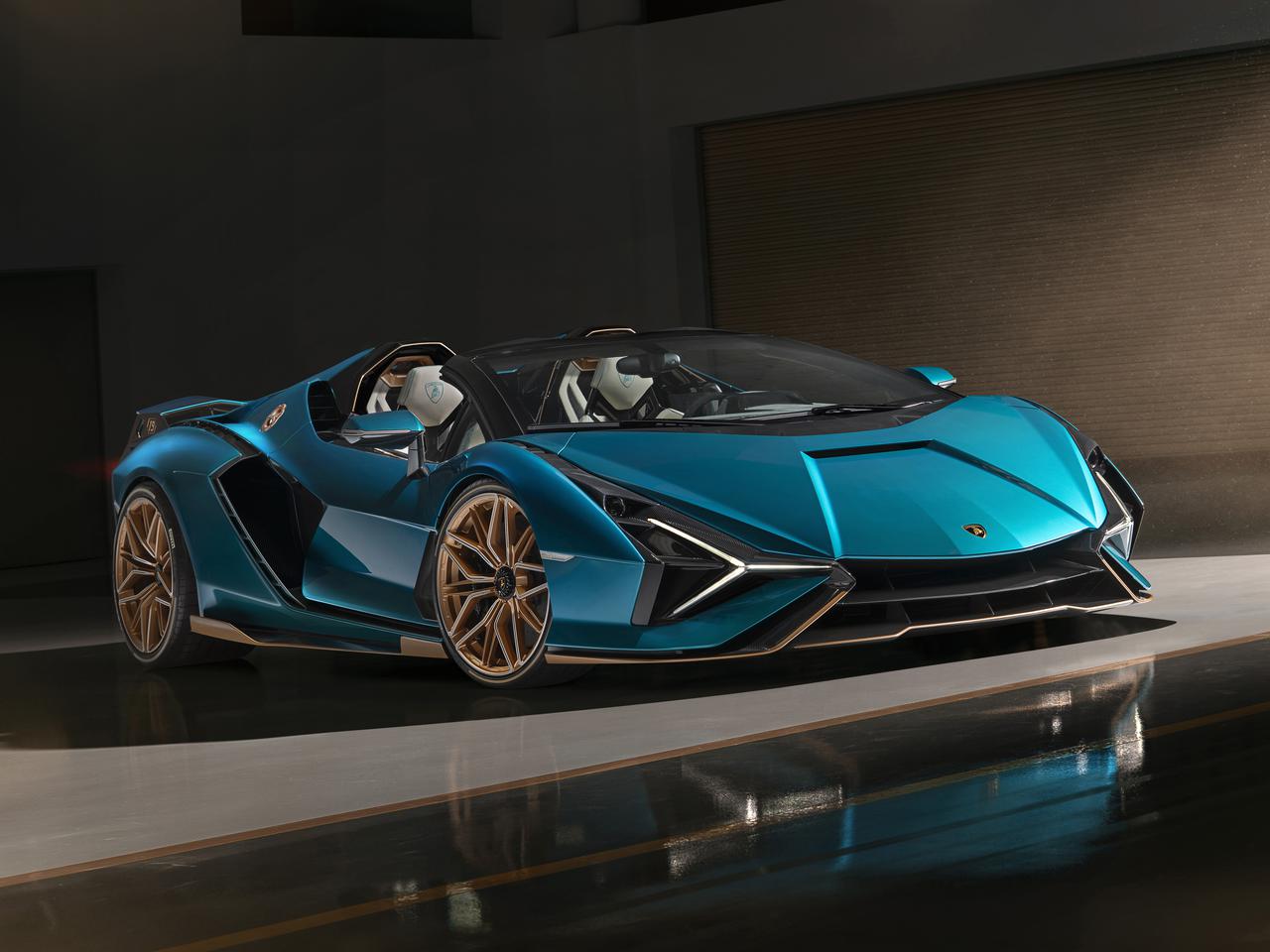 ランボルギーニ シアン ロードスター世界初公開、パワーウエイトレシオ