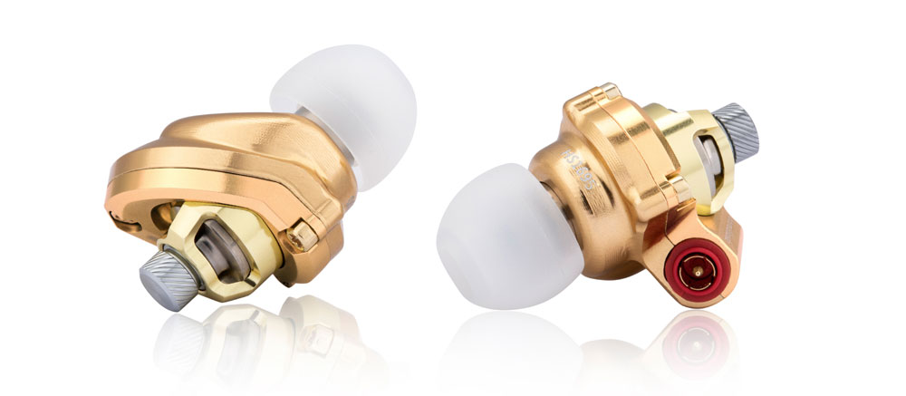 Acoustune、限定生産のイヤホン「HS1655 CU White」「HS1695TI Gold