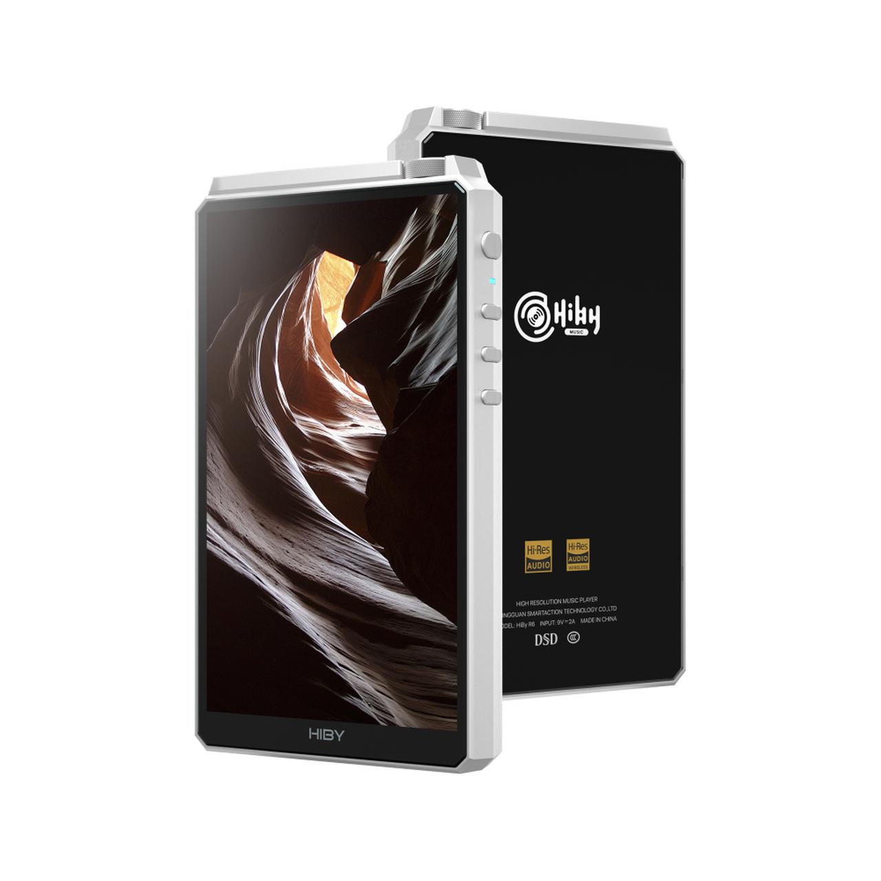 HiBy Music、人気のハイレゾDAPにカラバリモデル「New HiBy R6 Silver