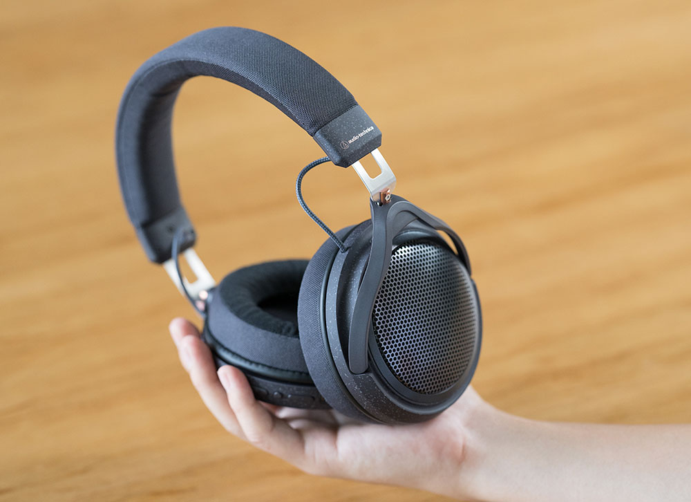 オーディオテクニカ、オープンエアー構造のワイヤレスヘッドホン「ATH