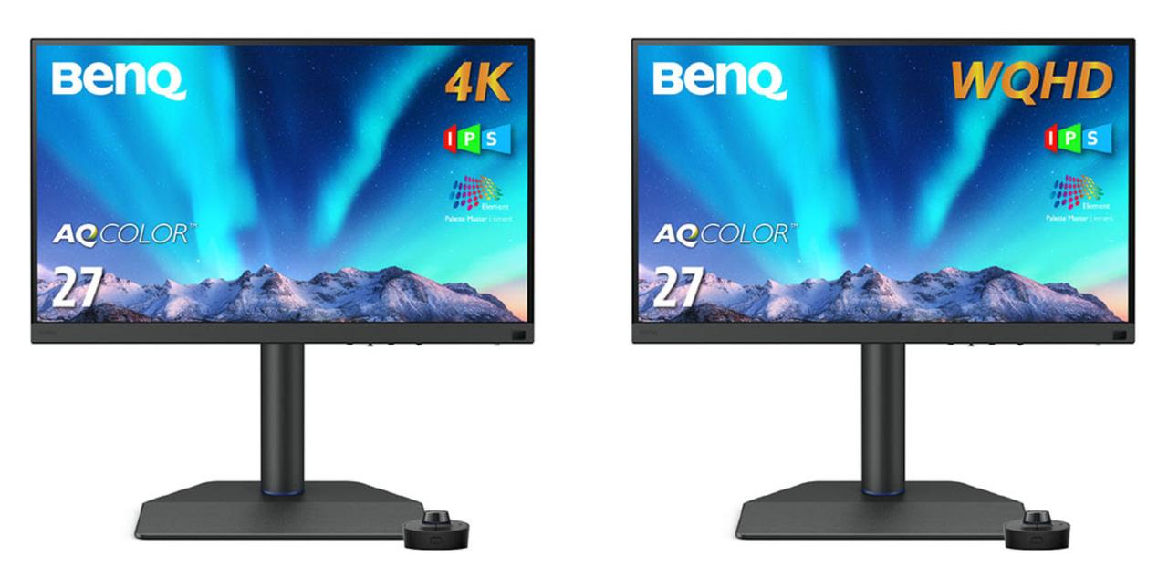 ベンキュー、正確な色を表示するカラーマネジメントモニターの新製品