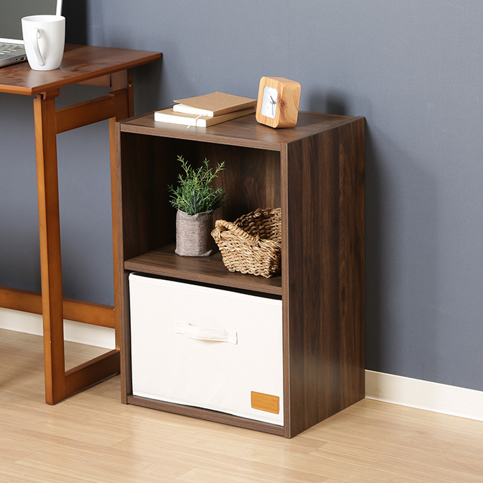 g11529]【幅41cm】Ezbo 組立簡単ボックス2段 カラーボックス | 家具