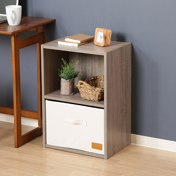 g11529]【幅41cm】Ezbo 組立簡単ボックス2段 カラーボックス | 家具