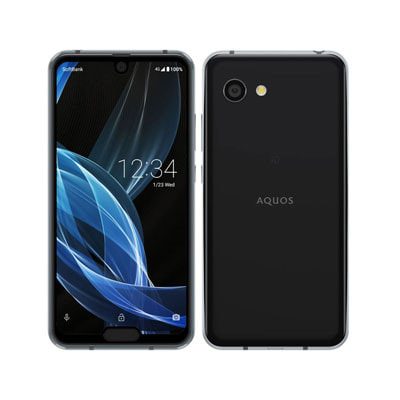 SIMロック解除済】SoftBank AQUOS R2 compact 803SH Pure Black|中古