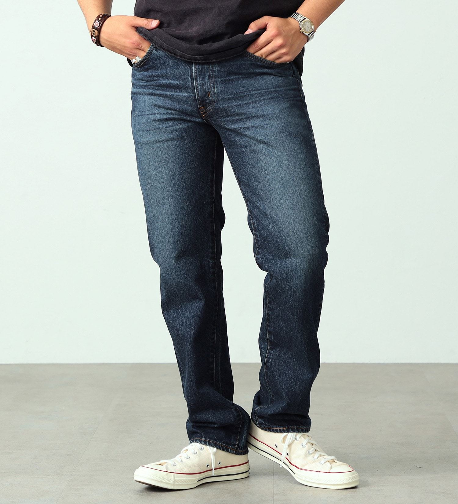 裾上げ無料】503 レギュラーストレートパンツ REGULAR STRAIGHT MADE