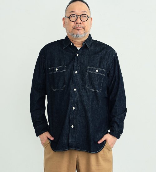 大きいサイズ】ワークシャツ 長袖|EDWIN|エドウイン