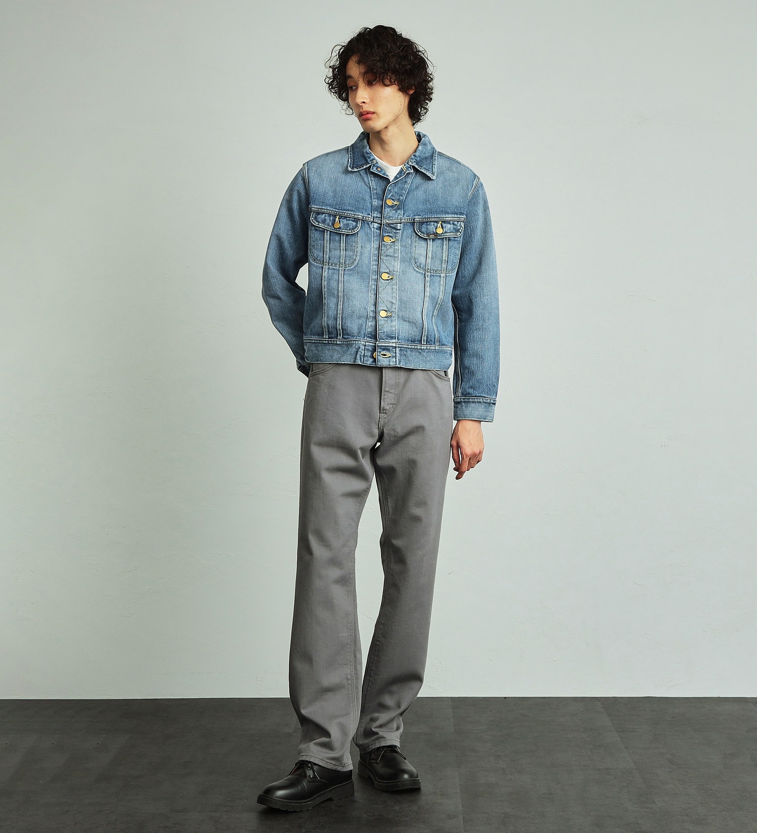 裾上げ無料】AMERICAN RIDERS ストレートツイルパンツ セットアップ