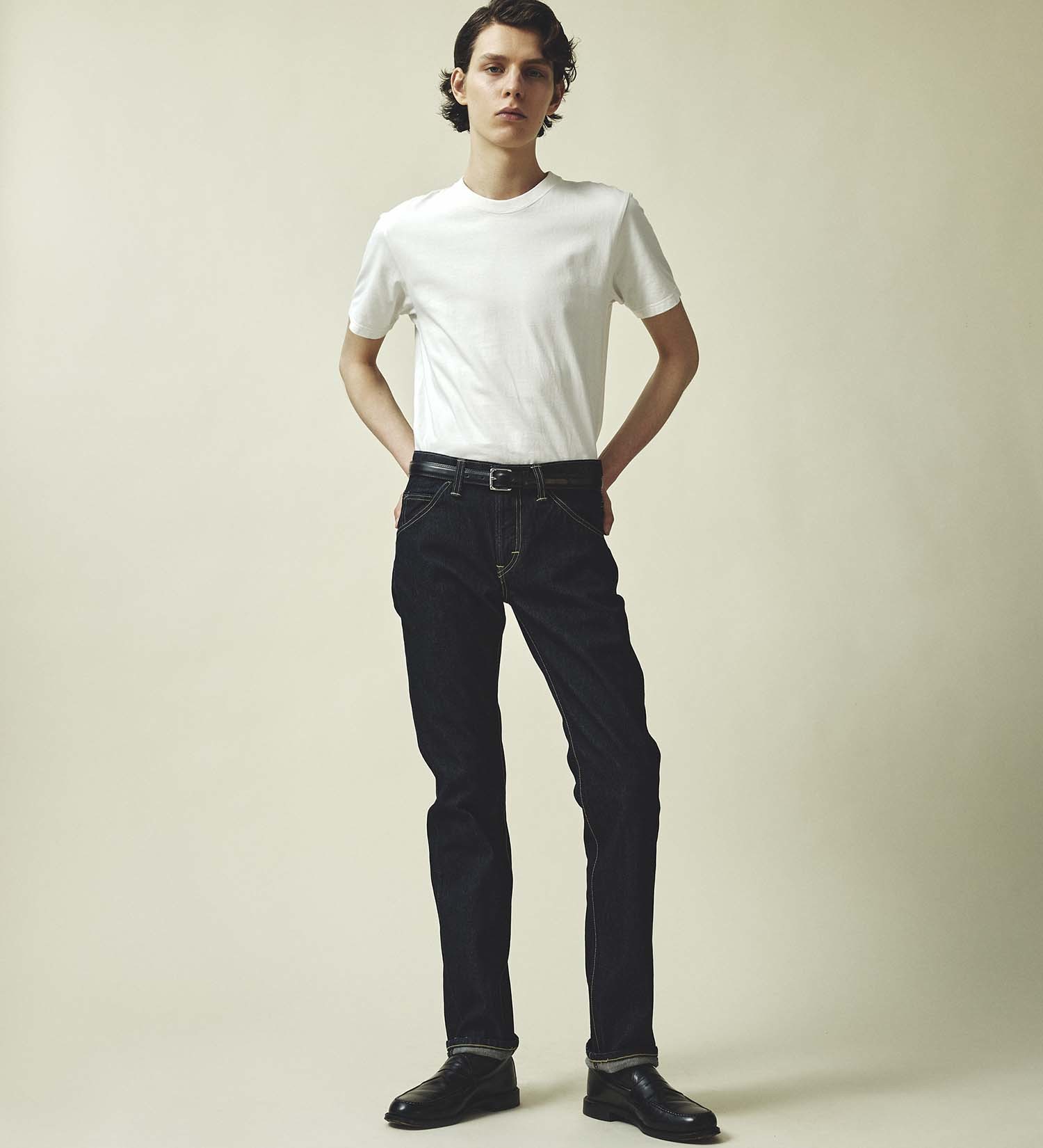 裾上げ無料】AMERICAN RIDERS 205 タイトストレートジーンズ