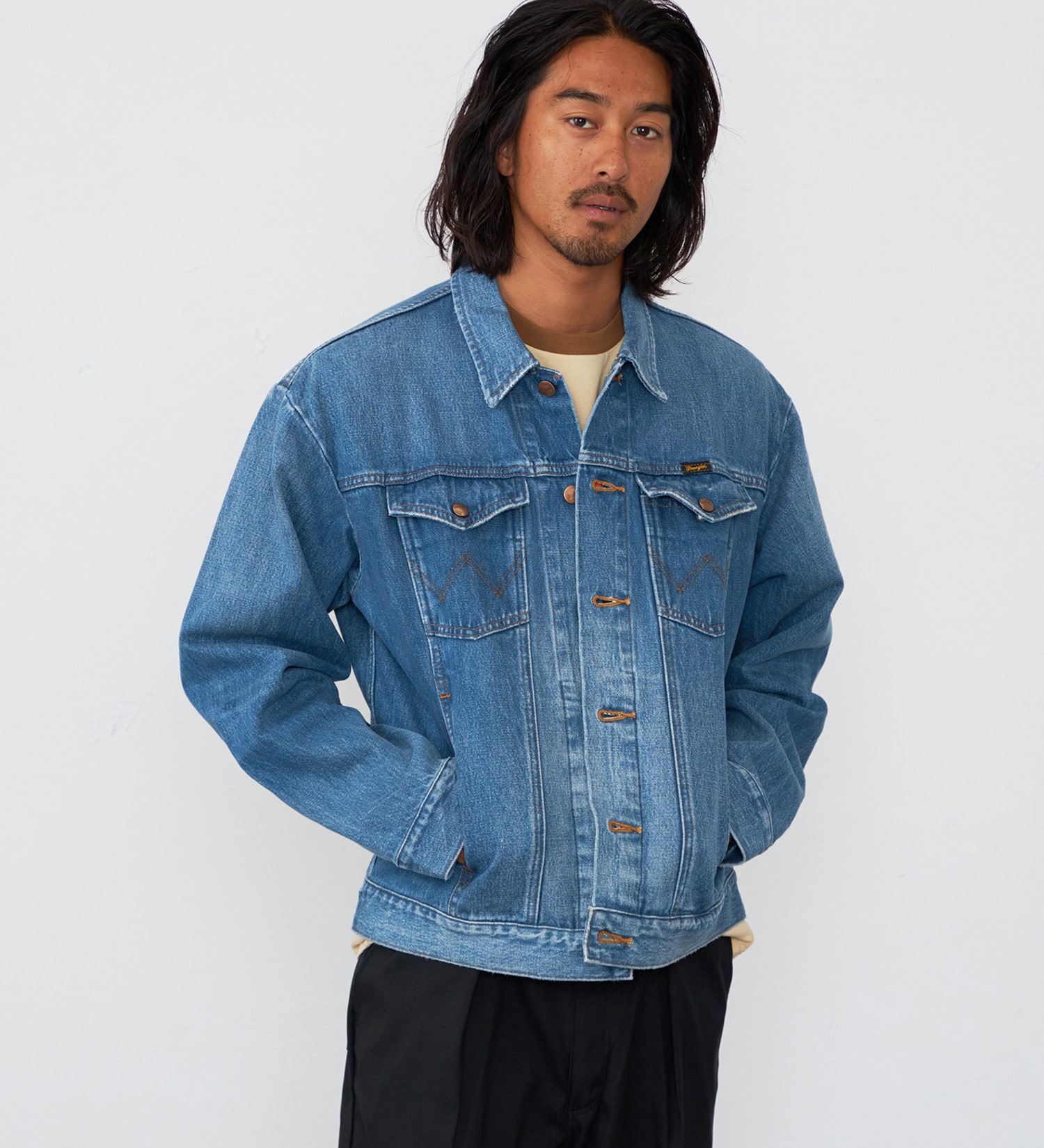 TRUCKER JACKET/デニムジャケット加工【4 ICONS】|Wrangler|ラングラー