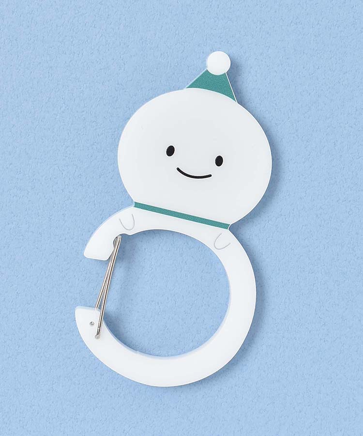 なかよしころりんゆきだるまカラビナ | Bleu Bleuet（ブルーブルーエ