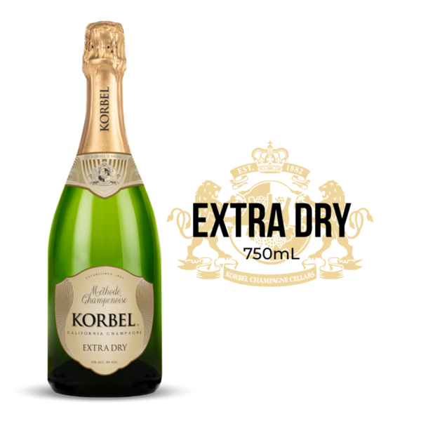 KORBEL Extra Dry California Champagne Same-Day Delivery or Pickup