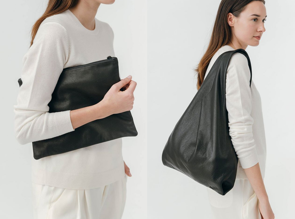 冬のオトナルックを完成させる。カリフォルニアで生まれたバッグ