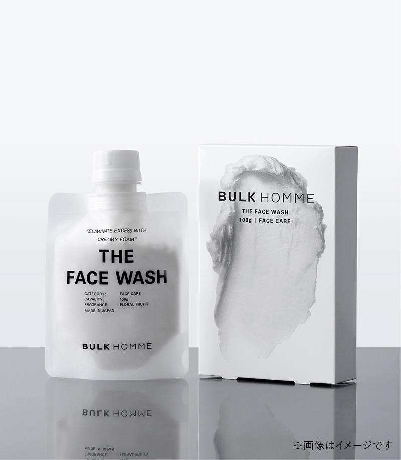 BULK HOMME（バルクオム）公式|THE FACE WASH（洗顔料）はこちらから