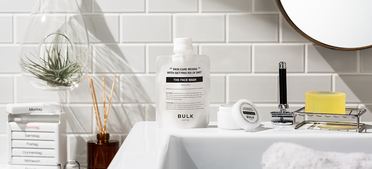 BULK HOMME（バルクオム）公式|THE FACE WASH（洗顔料）はこちらから