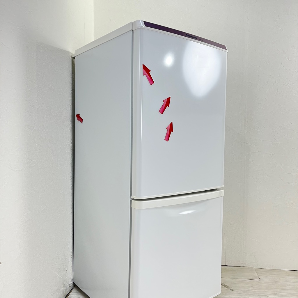 パナソニック 冷凍冷蔵庫 NR-BW14BC-W 2018年製 138L パナソニック NR