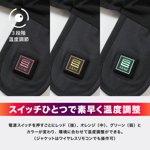 Heat Master 12Vヒートインナージャケット アーバンタイプ 3.5AMP