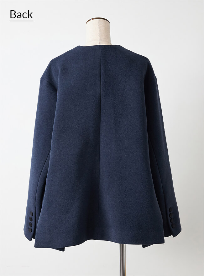 東原亜希 FORME 2024 フォルム ノーカラージャケット