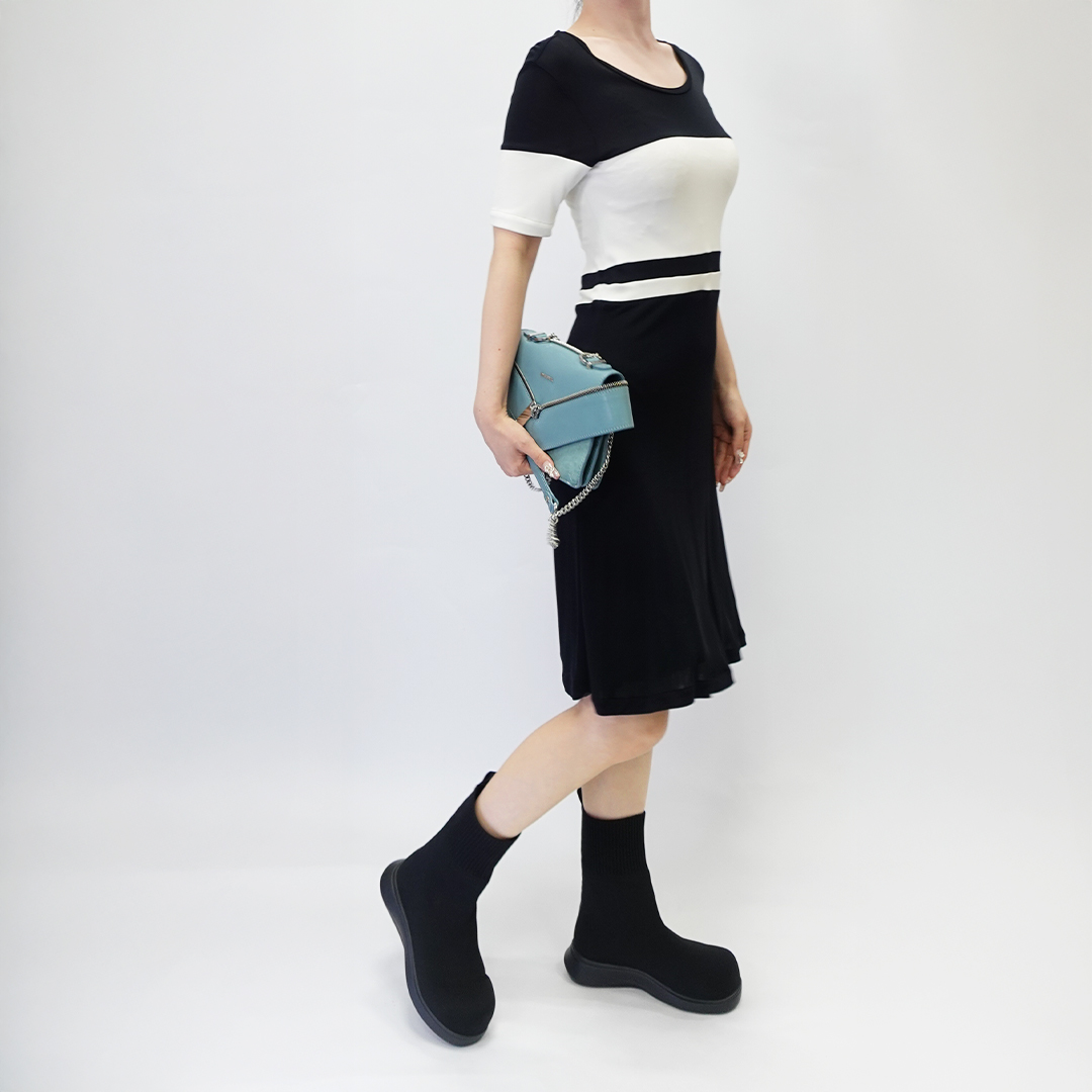 ニットブーツ ブラック | Racbaki