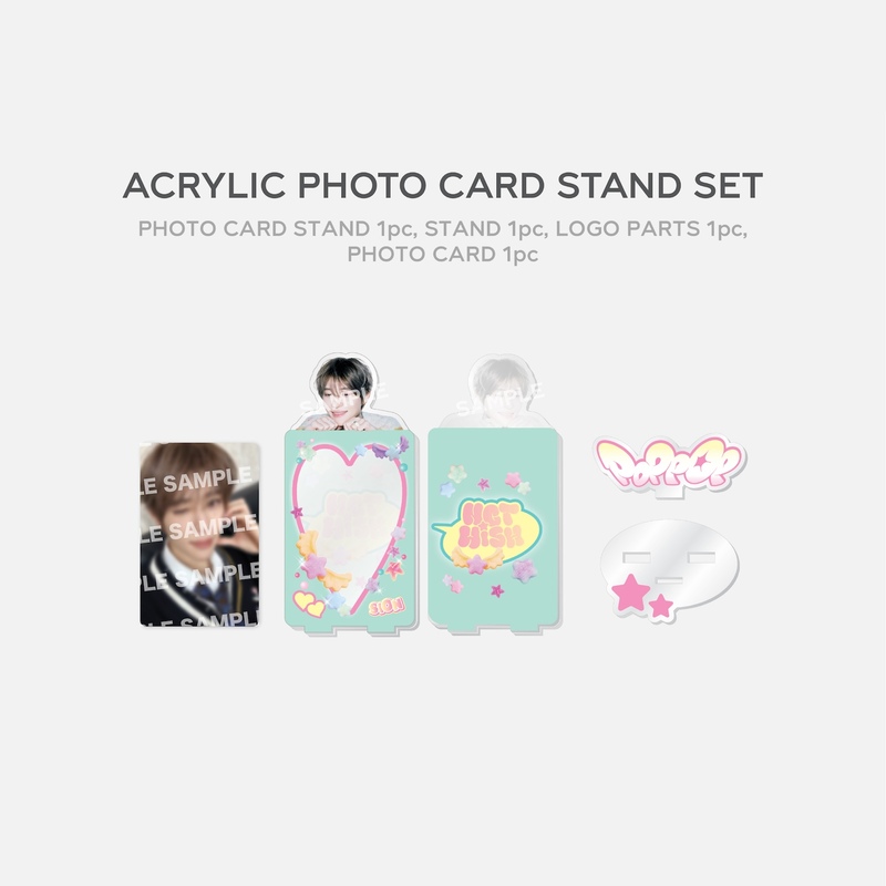 ACRYLIC PHOTO CARD STAND SET | SMTOWN OFFICIAL ONLINE STORE