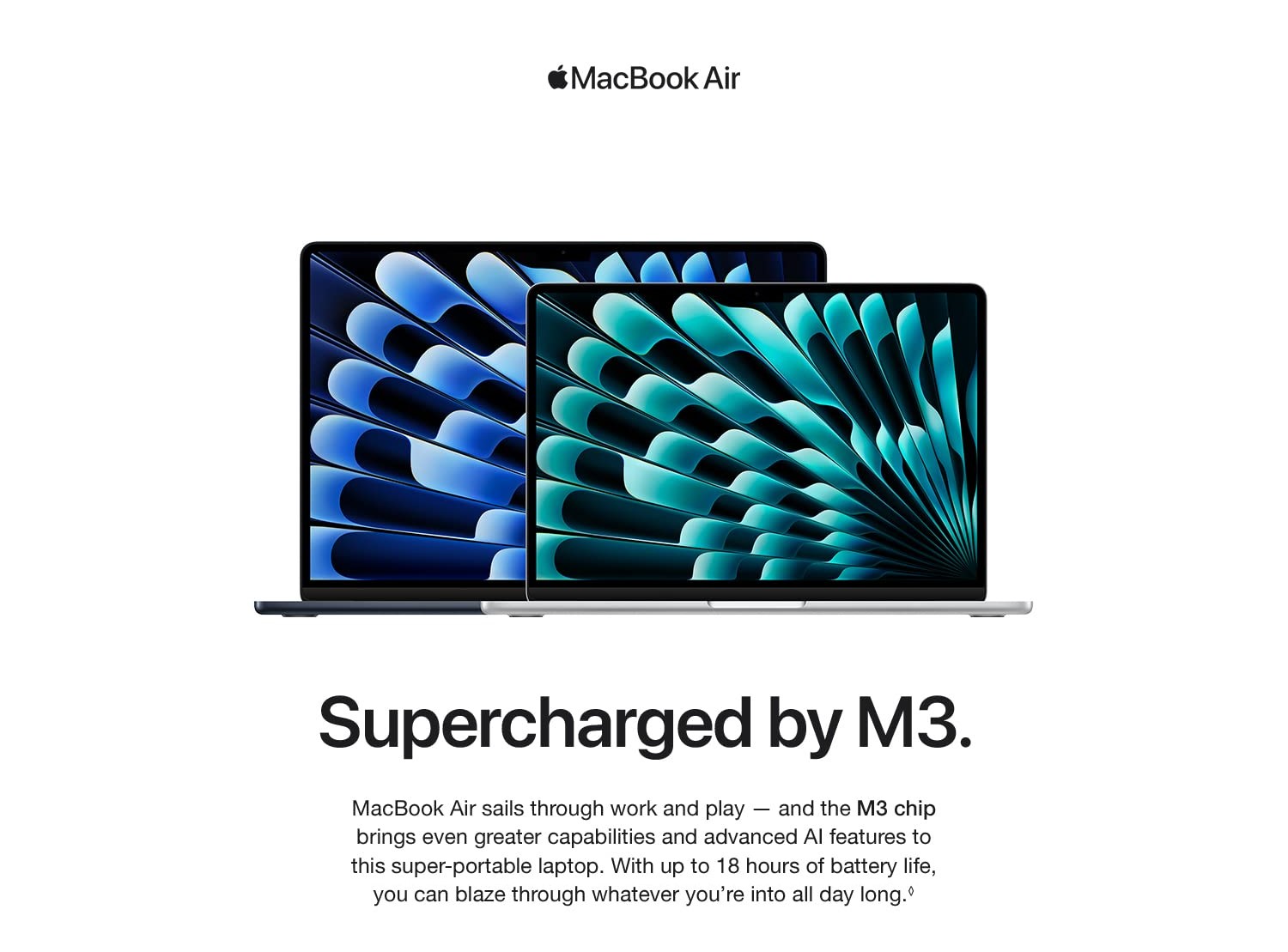 Laptops :: Apple Laptops :: Apple Macbook Air M3 Chip | 8GB RAM