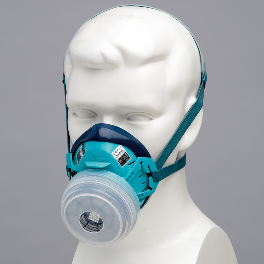 直結式小型マスク R－6 フィットチェッカー内蔵 | 【ミドリ安全