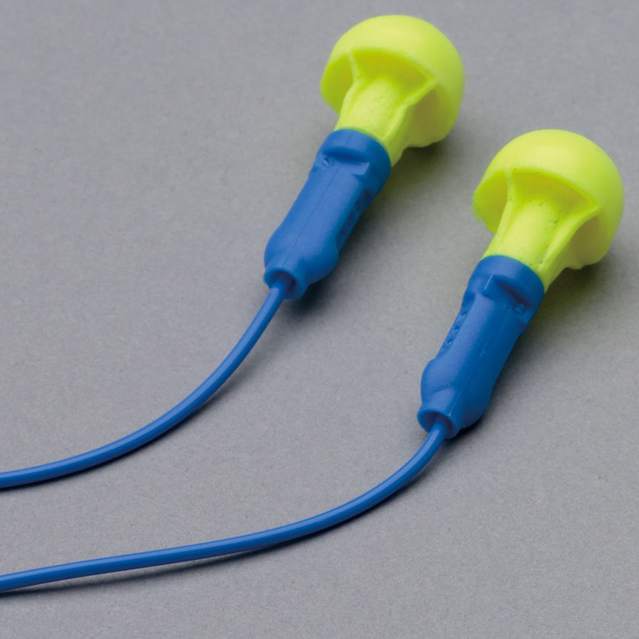 耳栓 プッシュインスTM ミニ 318－1001（紐付） | 【ミドリ