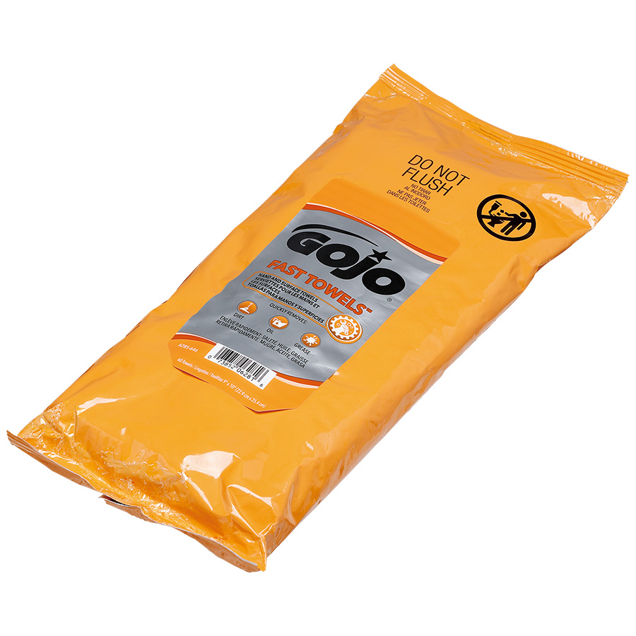 ゴージョー（R） ハンドクリーナータオル 60枚×6袋／箱 | 【ミドリ