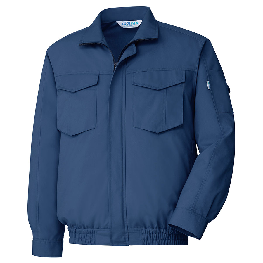 クールファン T／C ブルゾン（ファン別売） WE47 上 ネイビー