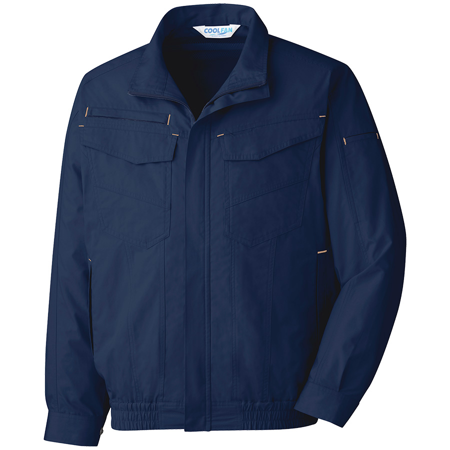 クールファン 長袖ブルゾン（ファン別売） WE147上 ネイビー