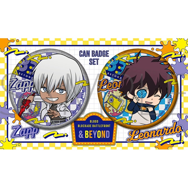血界戦線 ＆ BEYOND 缶バッジセット レオ＆ザップ: キャラグッズ