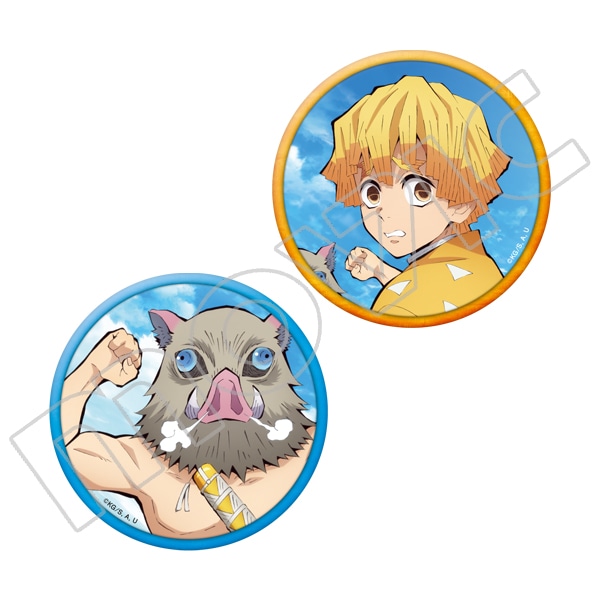 鬼滅の刃 缶バッジセット 善逸＆伊之助: キャラグッズ｜ムービック