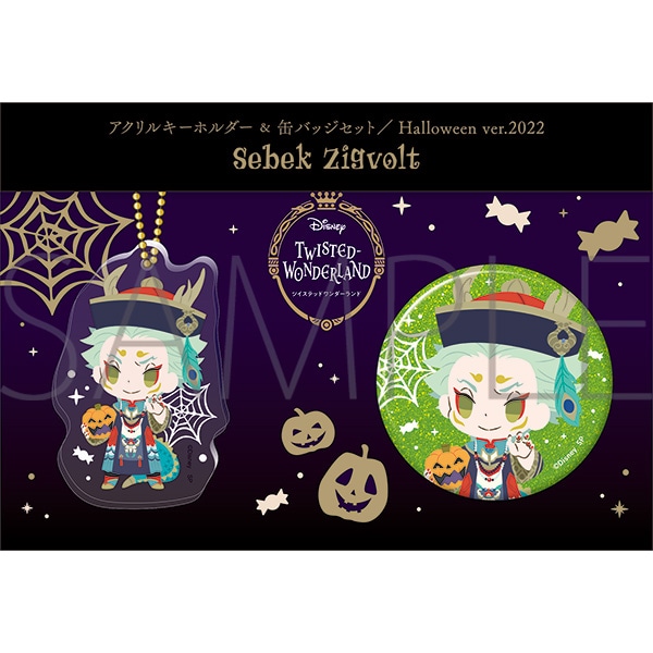 ディズニー ツイステッドワンダーランド アクリルキーホルダー＆缶